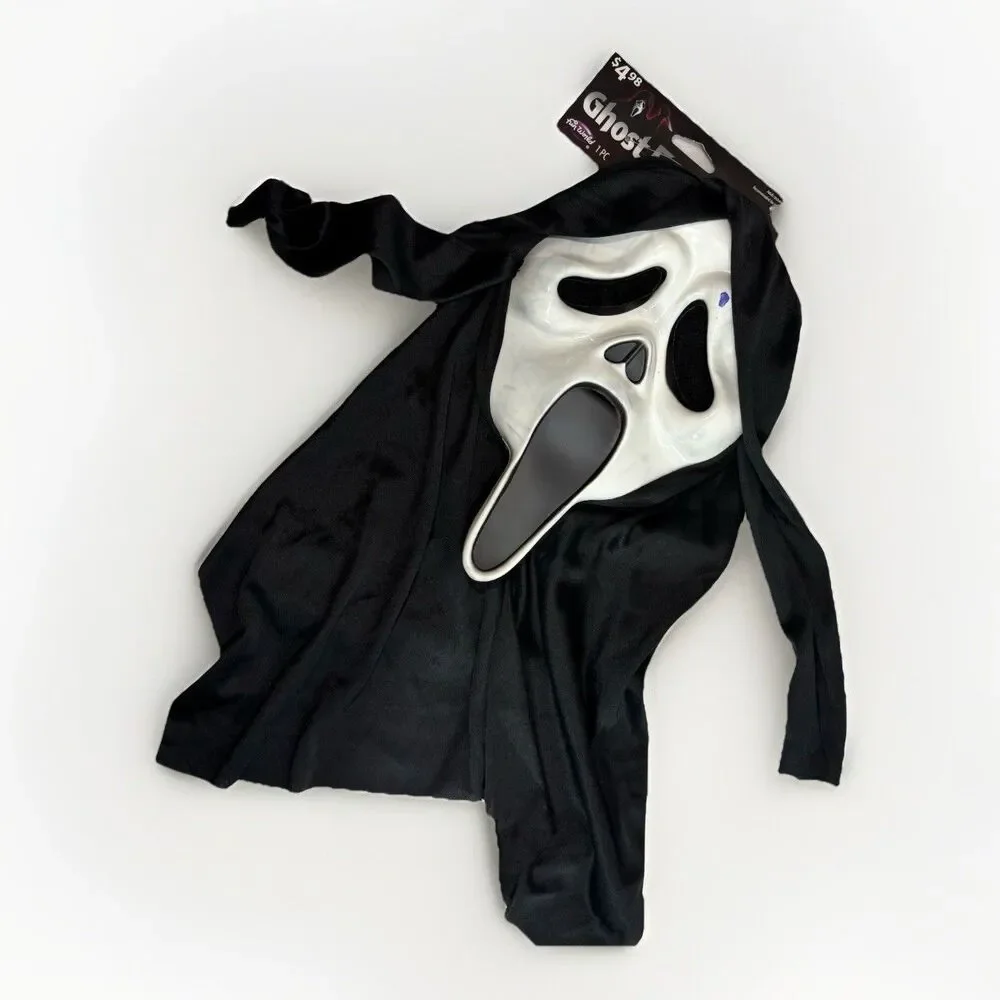 Ghost Face Scream Mask Fun World With Tag Blue Marbled Variant Horror Halloween
